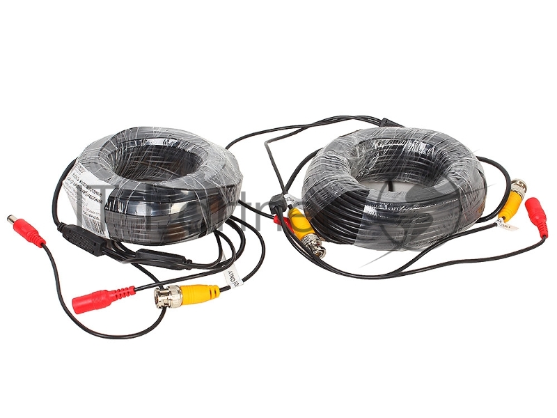 Комплект Видеонаблюдения GINZZU HK-442D 4-канальный 1080N гибридный 3 в 1 видеорегистратор / 2 ул +2 куп AHD камеры 2.0Mp (ИК подстветка до 20м, метал