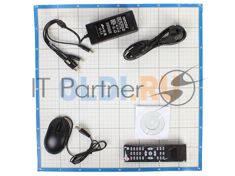 Комплект Видеонаблюдения GINZZU HK-442D 4-канальный 1080N гибридный 3 в 1 видеорегистратор / 2 ул +2 куп AHD камеры 2.0Mp (ИК подстветка до 20м, метал