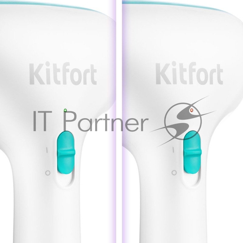 Отпариватель ручной KitFort КТ-998-3, бирюзовый / белый