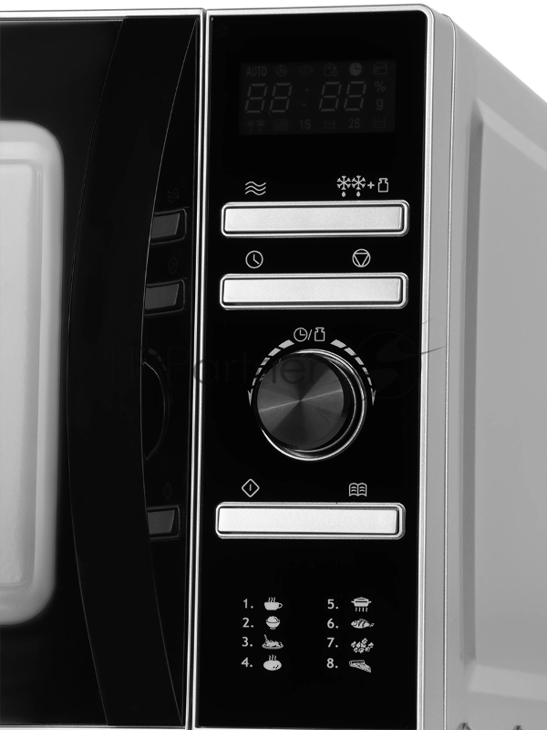 Микроволновая печь HYUNDAI HYM-D3026, 700Вт, 20л, серебристый