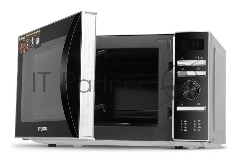 Микроволновая печь HYUNDAI HYM-D3026, 700Вт, 20л, серебристый