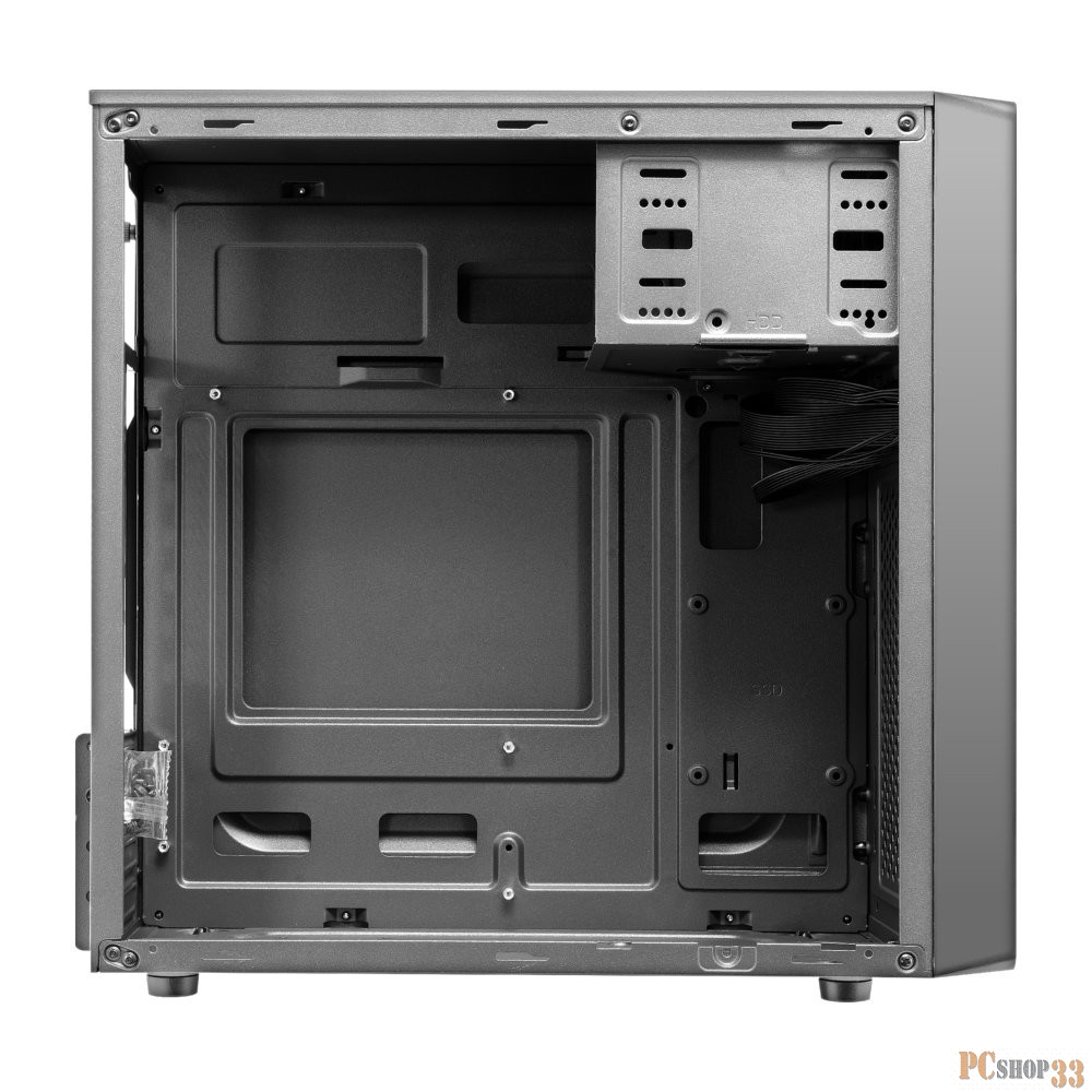 Корпус Ginzzu D180 2*USB 2.0,AU (500W 12 см)