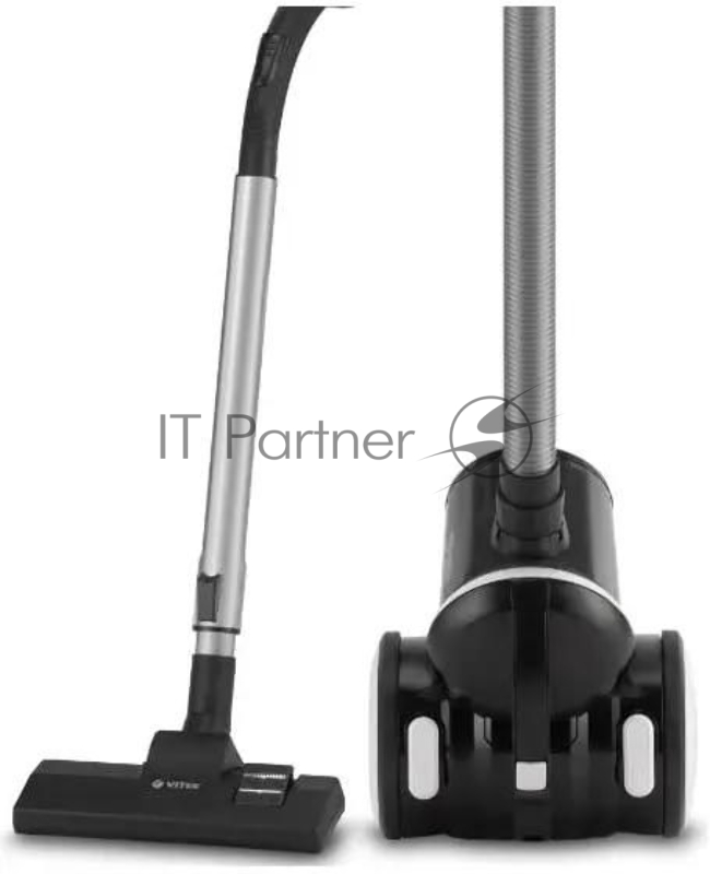 Пылесос VITEK 8142-VT-01, 1500Вт, черный/белый