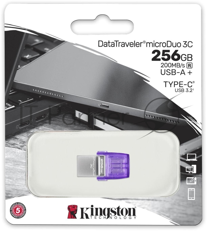 Флэш-накопитель USB3.2 256GB DTDUO3CG3/256GB KINGSTON