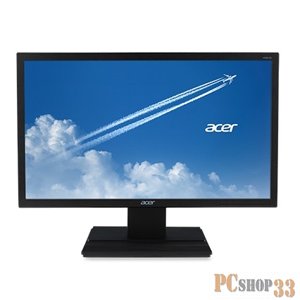 Монитор 19.5 ACER V206HQLBb black {LCD, Wide 1366 x 768, 5 ms, 90°/65°, 200 cd/m, 100`000`000:1}