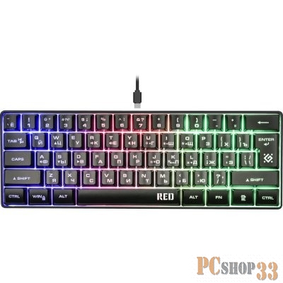 Клавиатура GK-116 RU RED 45117 DEFENDER