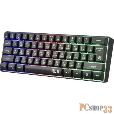 Клавиатура GK-116 RU RED 45117 DEFENDER