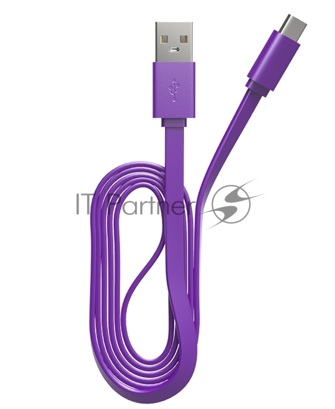 Кабель Maxvi MC-02F purple USB-A - Type-C, 2A Описание: Плоский кабель, ток макс. нагрузки 2А, макс. напряжение 5V стандарт USB 2.0 длина 1м, материал PVC, фиолетовый