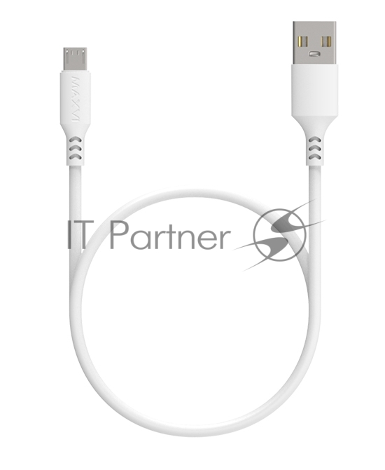 Кабель Maxvi MC-A01 plus white USB-A - microUSB, 2A Описание: ток макс. нагрузки 2А, макс. напряжение 5V стандарт USB 2.0 длина 1.2м, материал PVC, белый