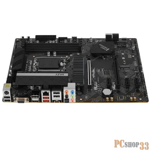 Материнская плата MSI PRO B660-A DDR4 B660, LGA1700, 4DDR4, 2PCI-Ex16, 3PCI-Ex1, 3M.2,4SATA3.0, 3USB3.2Gen2, 3USB3.2 (912451)