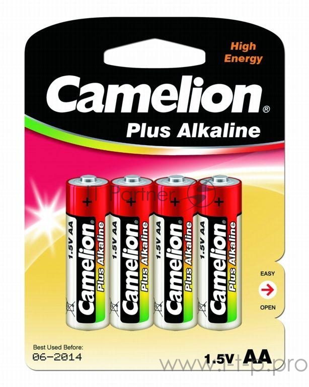 Батарейка Camelion..LR 6 Plus Alkaline BL-4 (LR6-BP4, батарейка,1.5В)