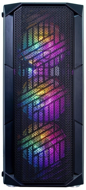 Корпус 1STPLAYER FIREBASE XF / ATX, TG / 4x120mm LED fans inc. / XF-BK-4F1