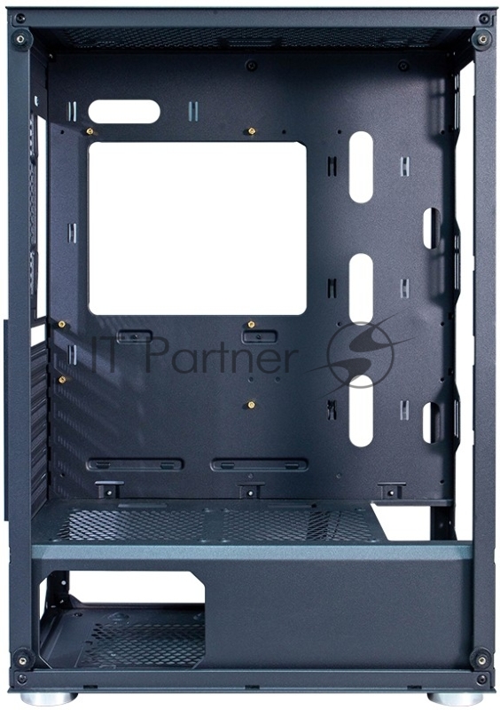 Корпус 1STPLAYER FIREBASE XF / ATX, TG / 4x120mm LED fans inc. / XF-BK-4F1