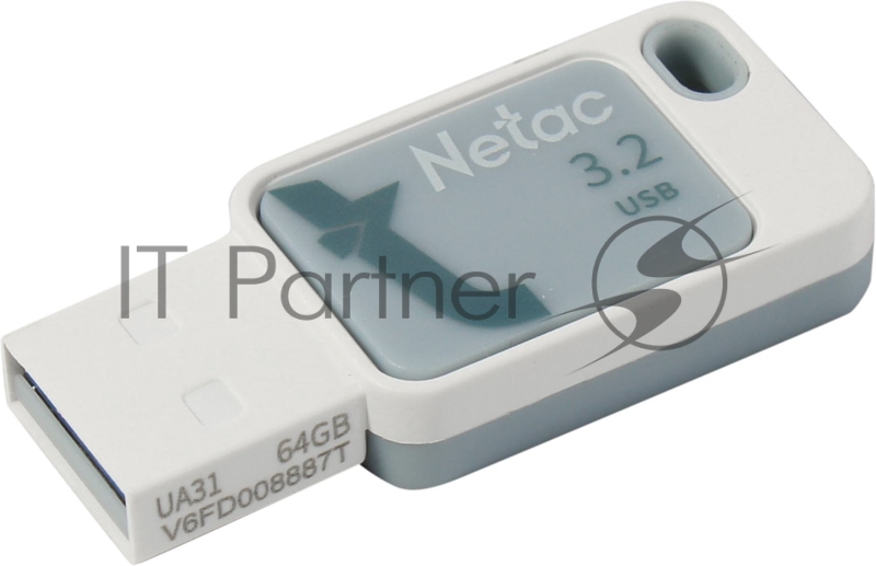 Флеш Диск Netac UA31 64Gb <NT03UA31N-064G-32BL>, USB3.2