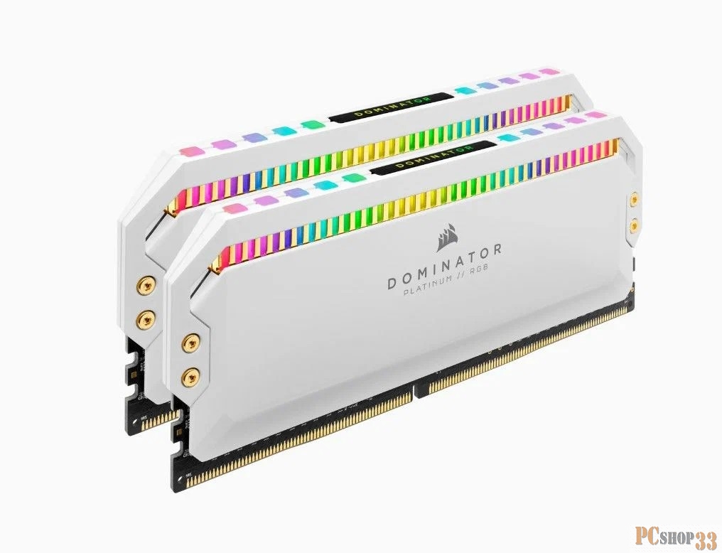 Модуль памяти Corsair DDR4, 3600MHz 16GB 2x8GB DIMM, Unbuffered, 18-19-19-39, XMP 2.0, DOMINATOR PLATINUM RGB White Heatspreader, RGB LED, 1.35V
