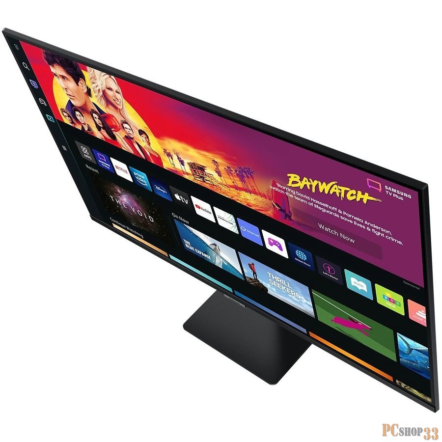 Монитор Samsung 32 LS32BM702 черный VA LED 4ms 16:9 HDMI M/M матовая 3000:1 300cd 178гр/178гр 3840x2160 FHD USB 6.5кг