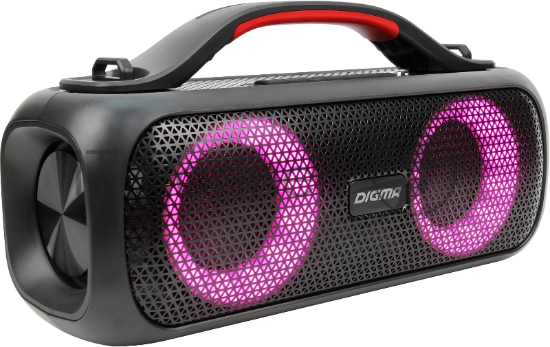Колонка порт. Digma D-PS1531 черный/черный 40W 2.0 BT 10м 3000mAh (SP1531B)