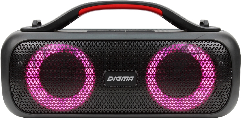 Колонка порт. Digma D-PS1531 черный/черный 40W 2.0 BT 10м 3000mAh (SP1531B)