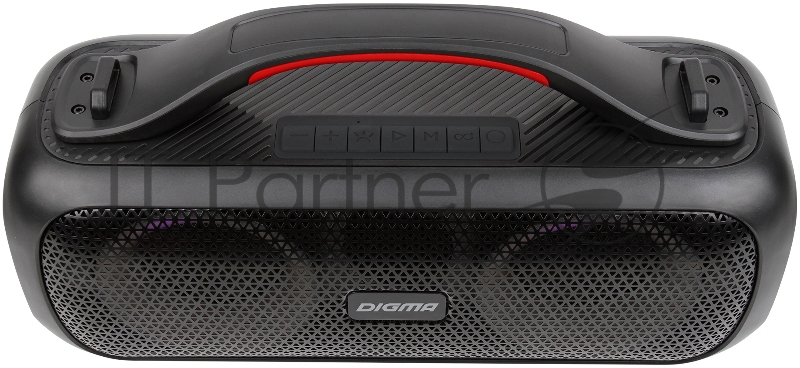 Колонка порт. Digma D-PS1531 черный/черный 40W 2.0 BT 10м 3000mAh (SP1531B)