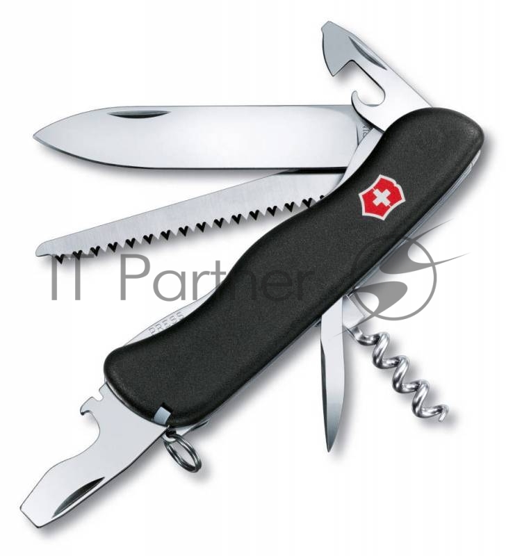 Нож перочинный Victorinox Forester (0.8363.3) 111мм 12функций черный карт.коробка