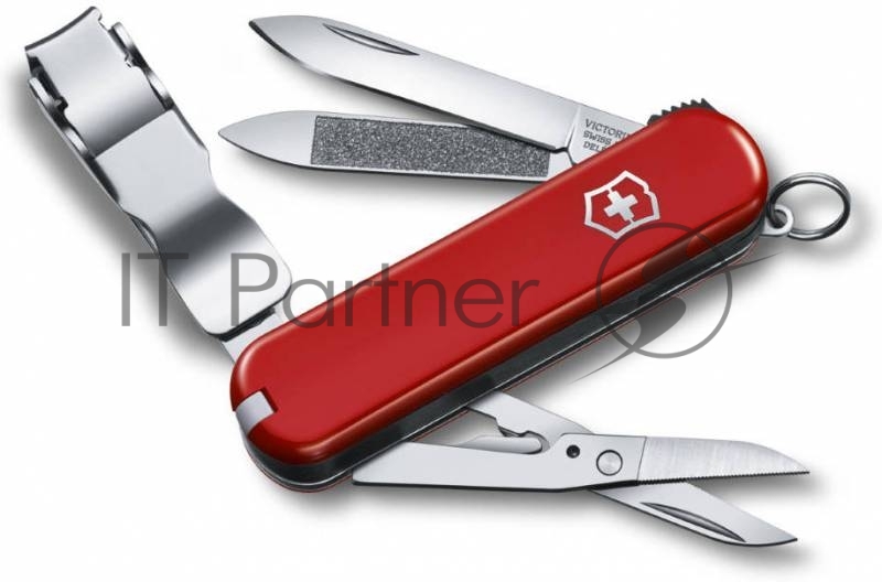 Нож перочинный Victorinox NailClip 580 (0.6463) 65мм 8функций красный