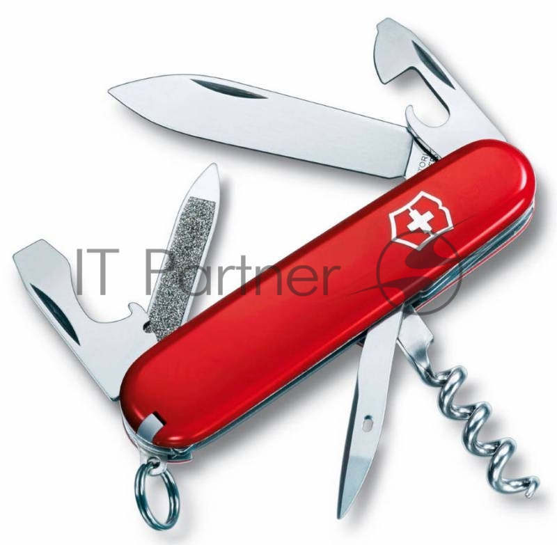 Нож перочинный Victorinox Sportsman (0.3803) 84мм 13функций красный карт.коробка