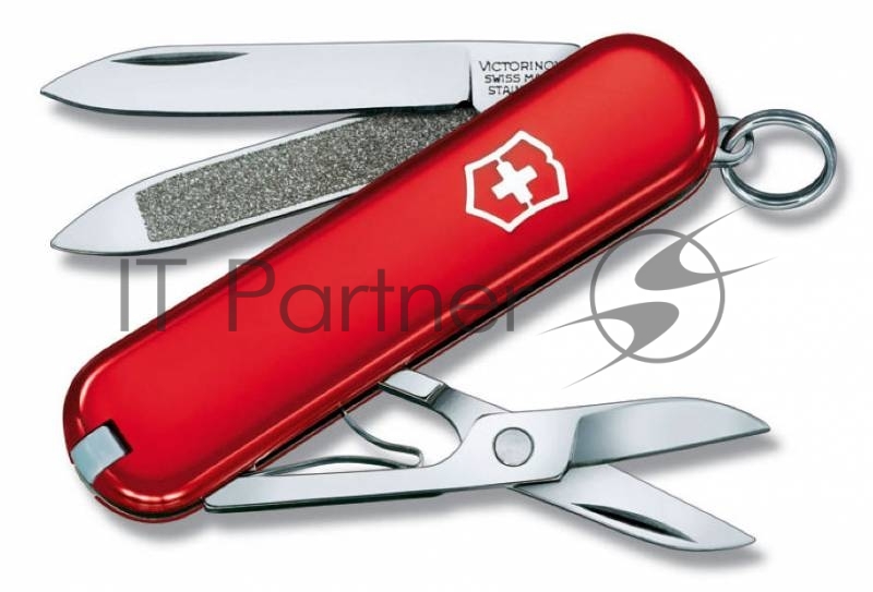 Нож перочинный Victorinox Classic (0.6203) 58мм 7функций красный