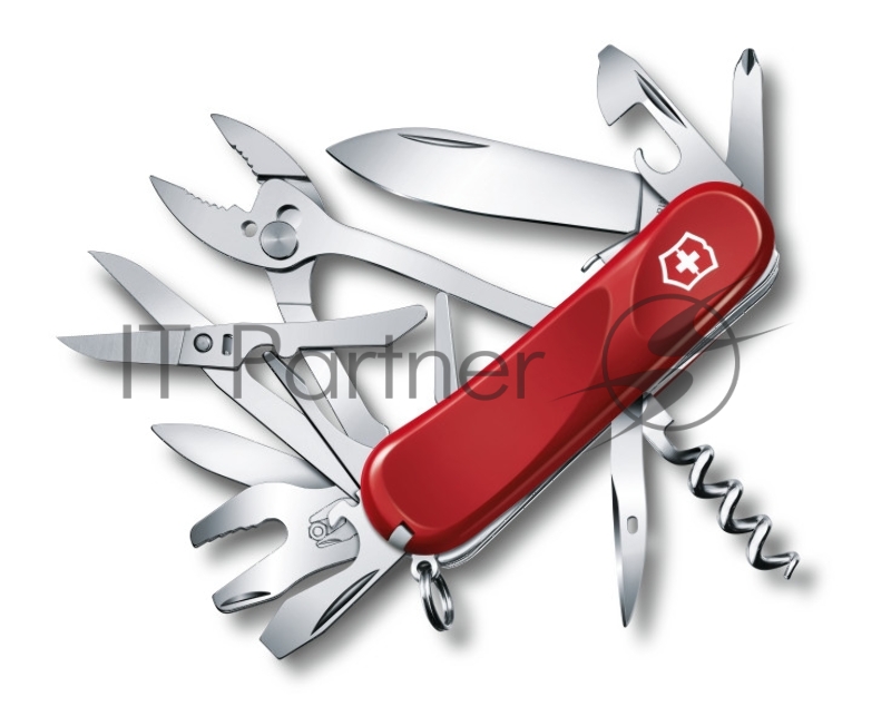 Нож перочинный Victorinox Evolution S557 (2.5223.SE) 85мм 21функций красный карт.коробка