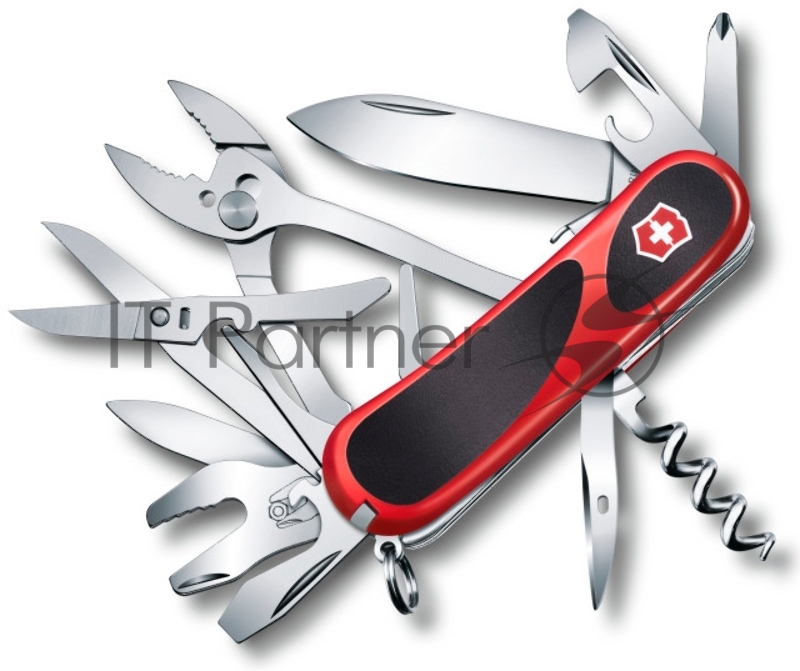 Нож перочинный Victorinox EvoGrip S557 (2.5223.SC) 85мм 21функций красный/черный карт.коробка