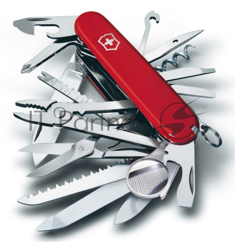 Нож перочинный Victorinox SwissChamp (1.6795) 91мм 33функций красный карт.коробка