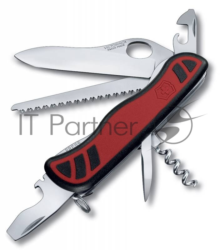 Нож перочинный Victorinox Forester M Grip (0.8361.MC) 111мм 12функций красный/черный