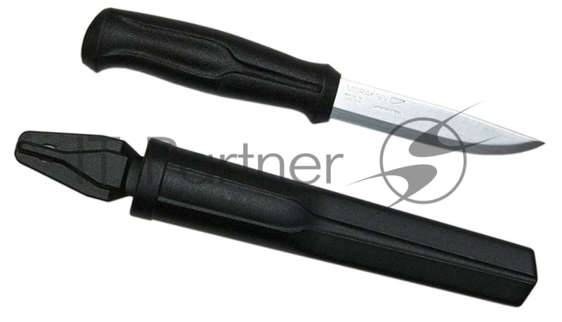 Нож Mora 510 (11732) стальной разделочный лезв.95мм прямая заточка черный