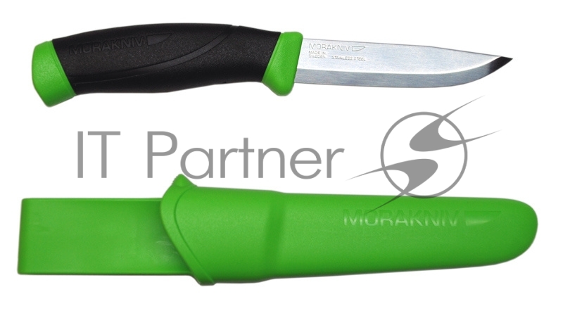 Нож Mora Companion (12158) стальной разделочный лезв.103мм прямая заточка зеленый/черный