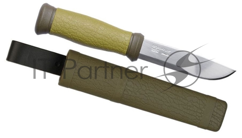 Нож Mora Outdoor 2000 (10629) стальной разделочный лезв.109мм прямая заточка хаки