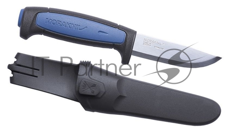 Нож Mora Pro S (12242) стальной разделочный лезв.91мм прямая заточка черный/синий