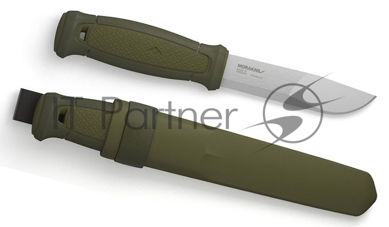 Нож Mora Kansbol (12634) стальной разделочный лезв.109мм прямая заточка хаки