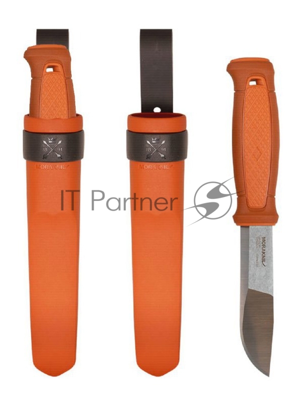 Нож Mora Kansbol (13505) стальной лезв.109мм прямая заточка оранжевый/красный