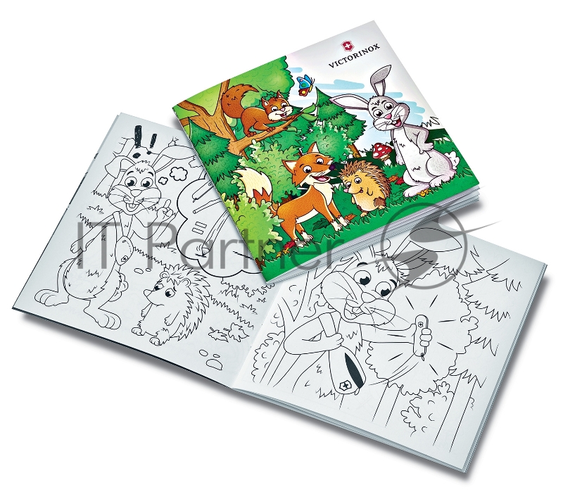 Нож перочинный Victorinox My First Victorinox Rabbit Edition (0.2373.E2) 84мм 9функций зеленый/рисунок карт.коробка