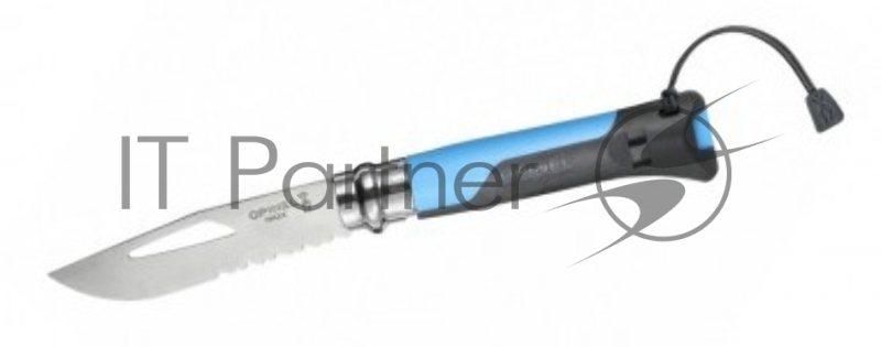 Нож перочинный Opinel Outdoor Earth №08 8VRI (001576) 190мм голубой/серый