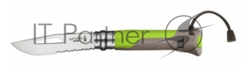 Нож перочинный Opinel Outdoor Earth №08 8VRI (001715) 190мм салатовый/серый