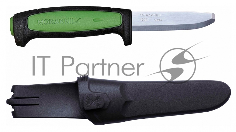 Нож Morakniv Safe Pro (13076) стальной лезв.82мм прямая заточка черный/зеленый