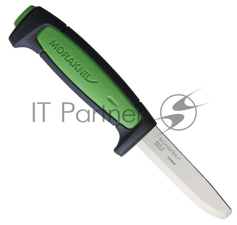 Нож Morakniv Safe Pro (13076) стальной лезв.82мм прямая заточка черный/зеленый