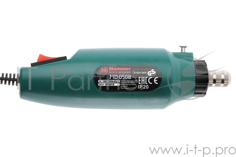 Дрель, Шуруповерт Hammer Flex MD050B 113-004 Дрель (мини) 262594 {12В 1-3.2мм 15000об/мин + аксессуары 80шт, в блистере}