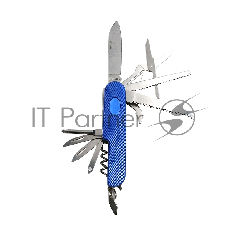 Мультитул СЛЕДОПЫТ, 90х23х20 мм, 11 предметов, в коробке/120/