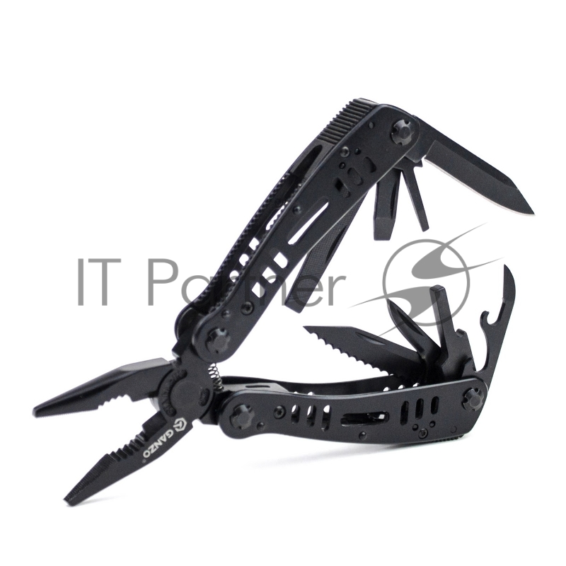 Мультитул Ganzo, 105x193 мм, 22 предмета, цв.чёрный