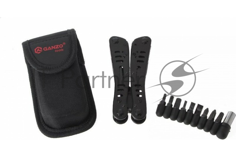 Мультитул Ganzo, 105x193 мм, 22 предмета, цв.чёрный