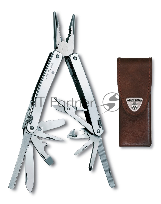 Мультитул Victorinox SwissTool Spirit X (3.0224.LB1) 105мм 26функц. серебристый блистер