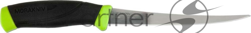 Нож Morakniv Fishing Comfort Fillet 155 (13869) филейный лезв.155мм прямая заточка черный/зеленый
