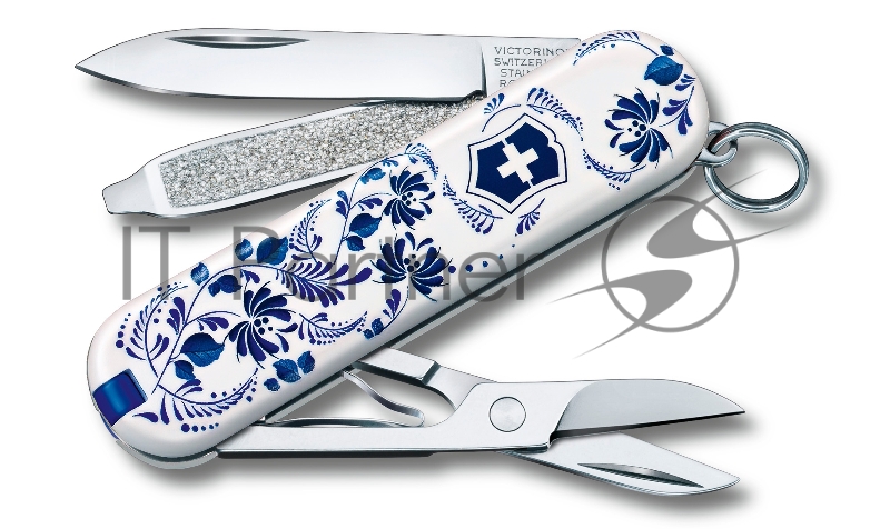 Нож перочинный Victorinox Classic LE2021 Porcelain Elegance (0.6223.L2110) 58мм 7функц. карт.коробка