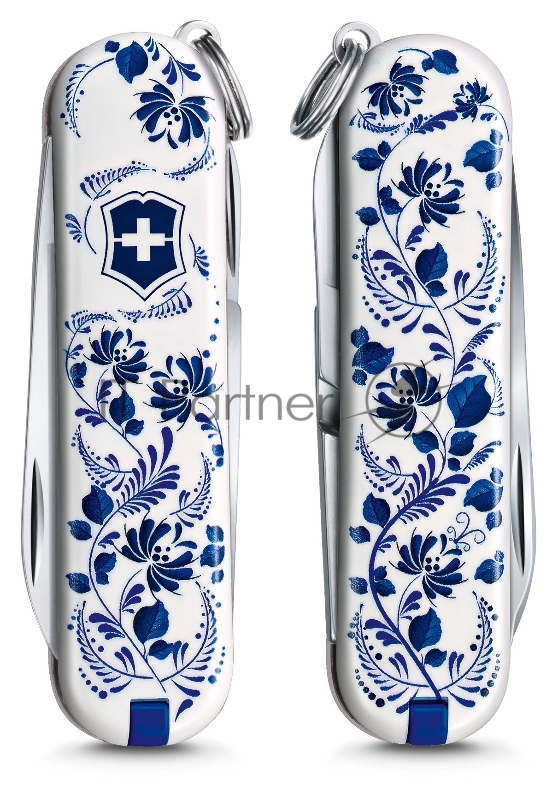 Нож перочинный Victorinox Classic LE2021 Porcelain Elegance (0.6223.L2110) 58мм 7функц. карт.коробка